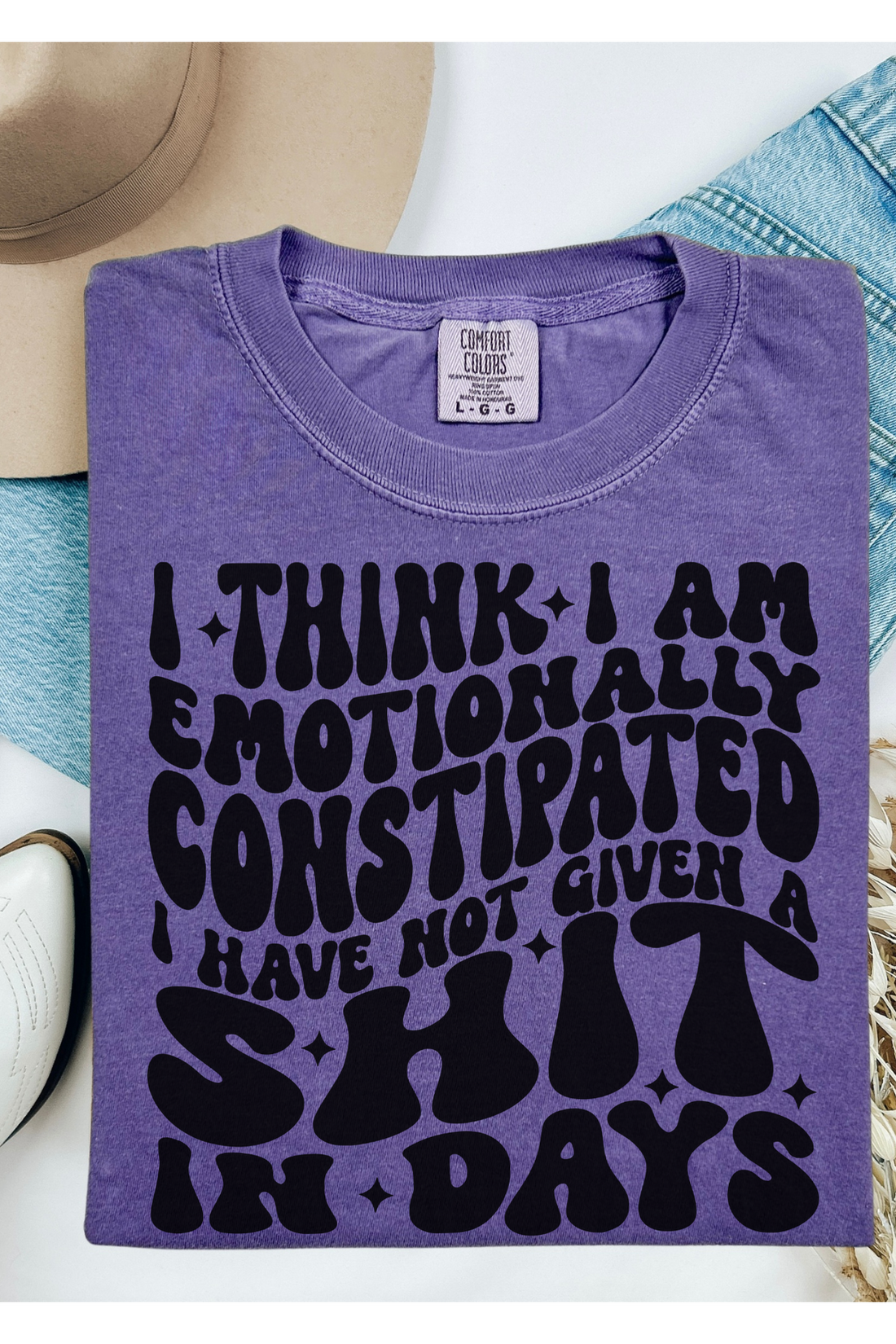 Emotionally Constipated T-Shirt - Affirmation Apparel Co.
