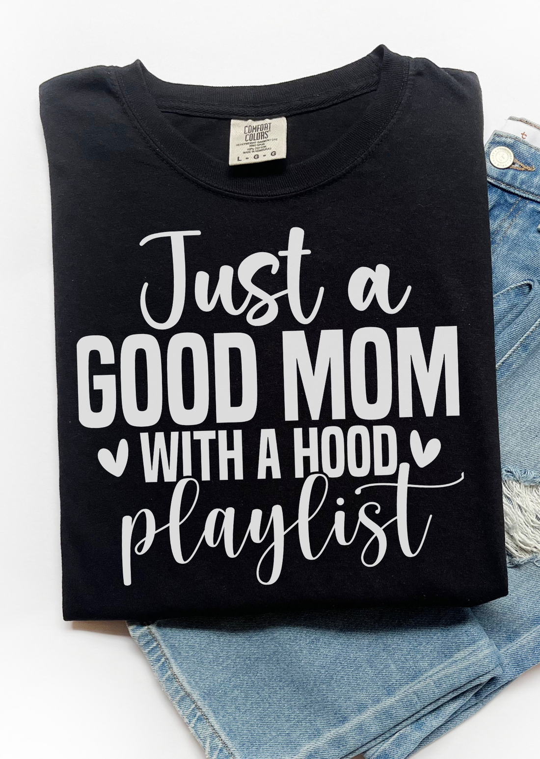Hood Playlist T-Shirt - Affirmation Apparel Co.