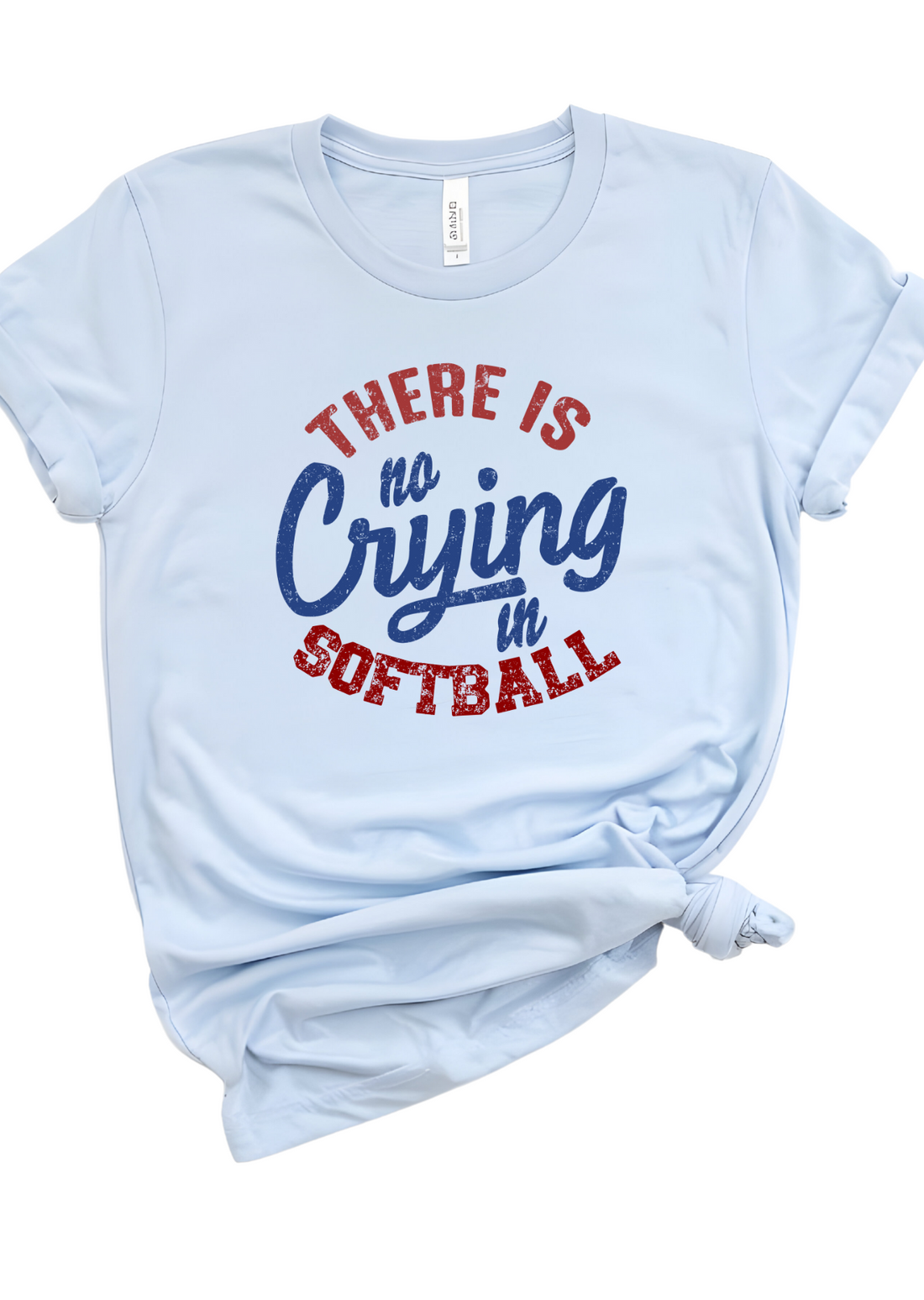 No Crying in Softball T-Shirt - Affirmation Apparel Co.