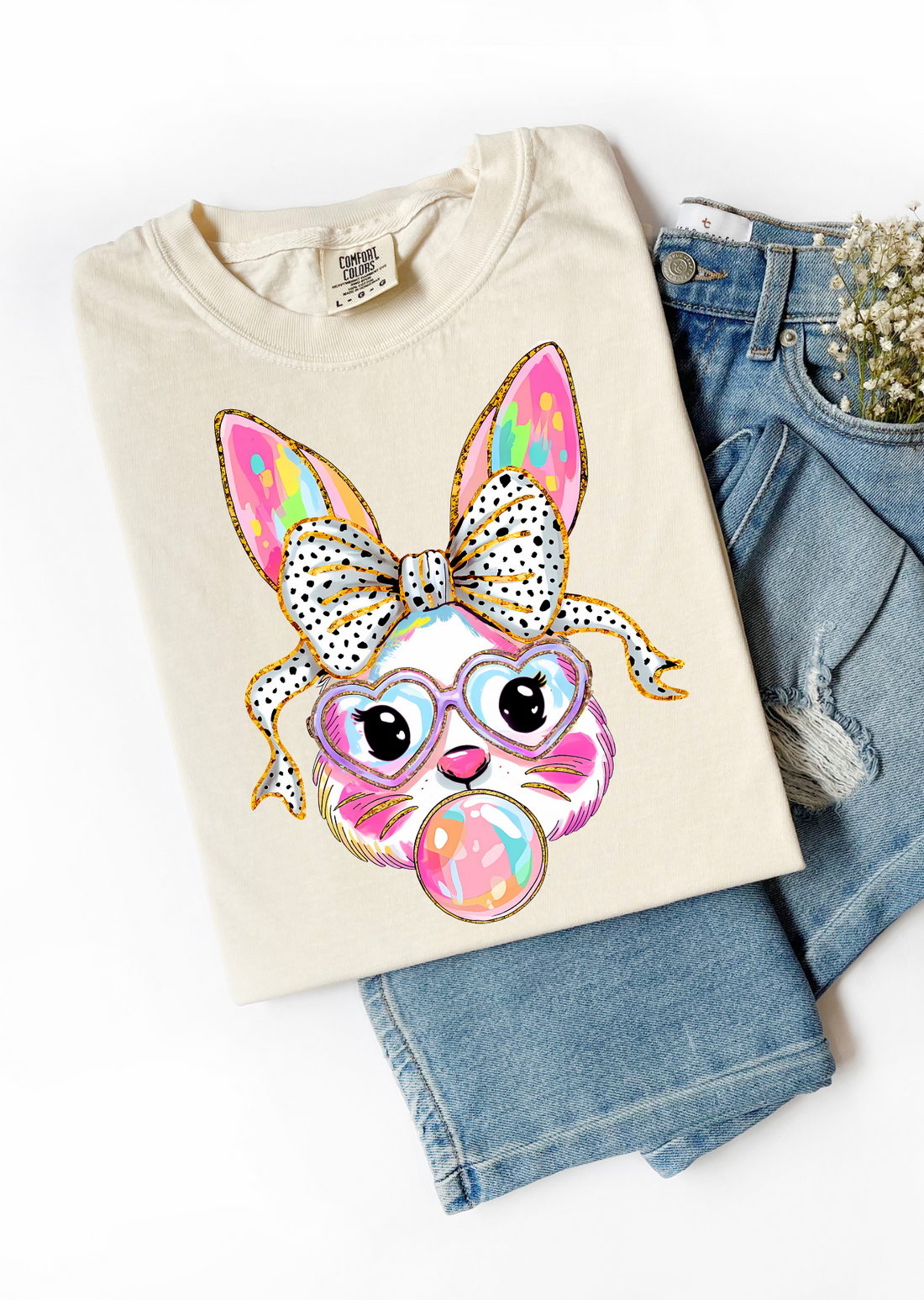 Iridescent Bunny T-Shirt - Affirmation Apparel Co.