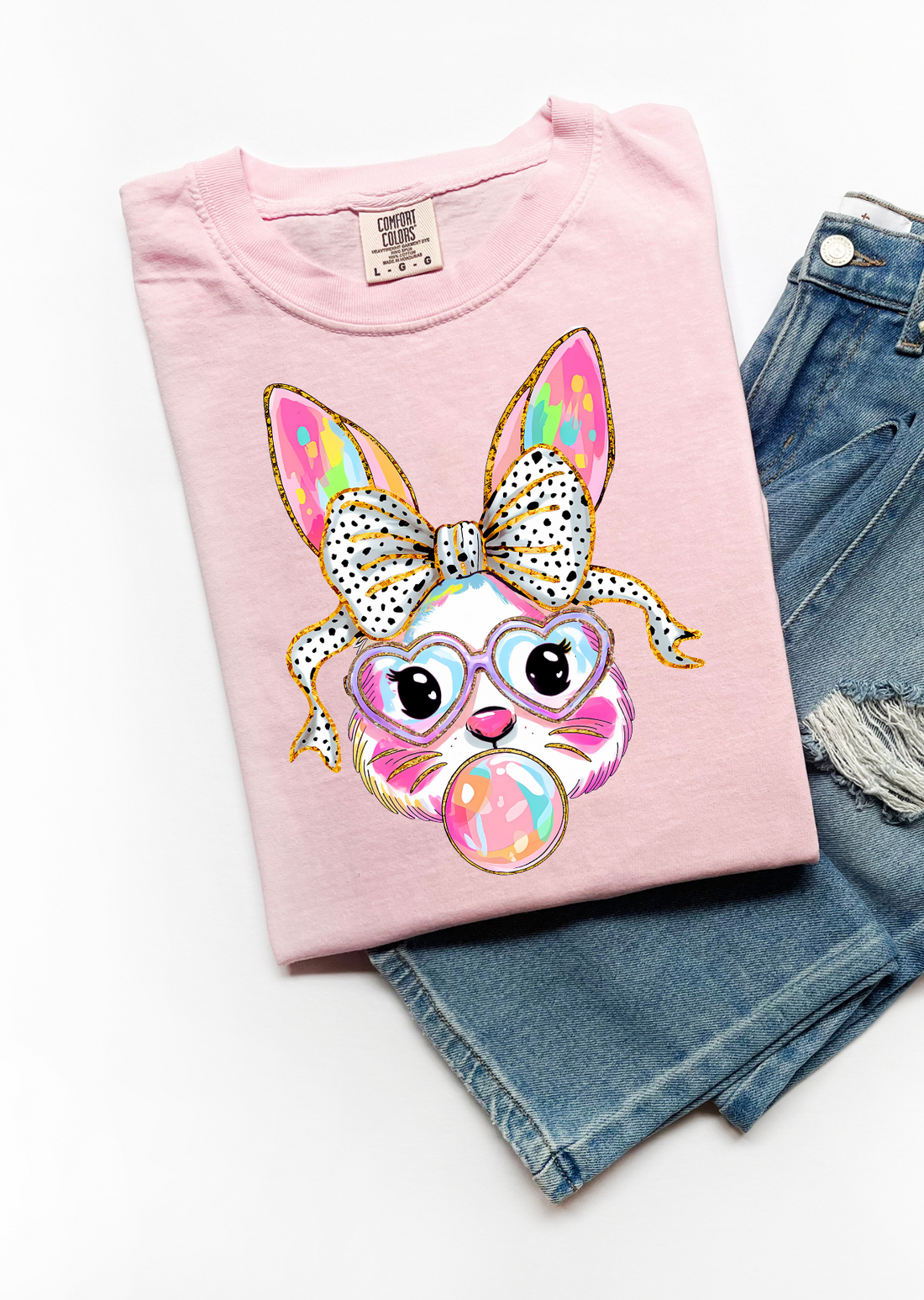 Iridescent Bunny T-Shirt - Affirmation Apparel Co.