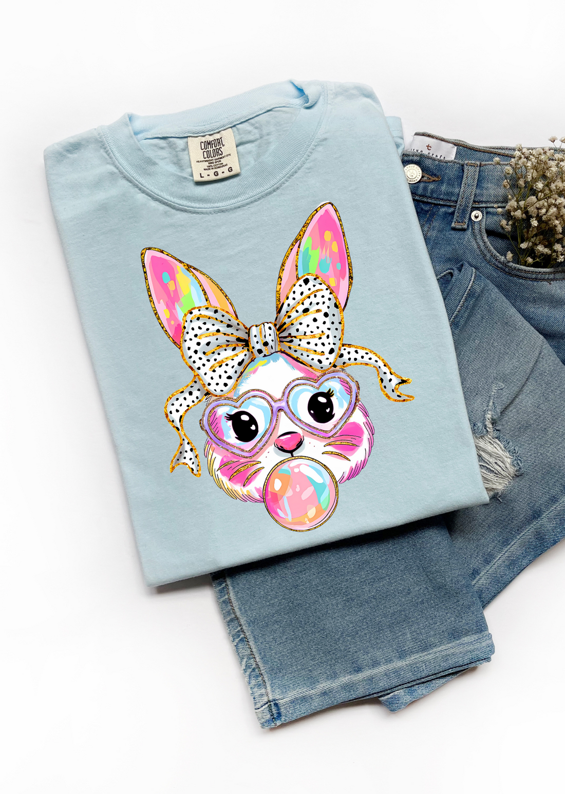 Iridescent Bunny T-Shirt - Affirmation Apparel Co.