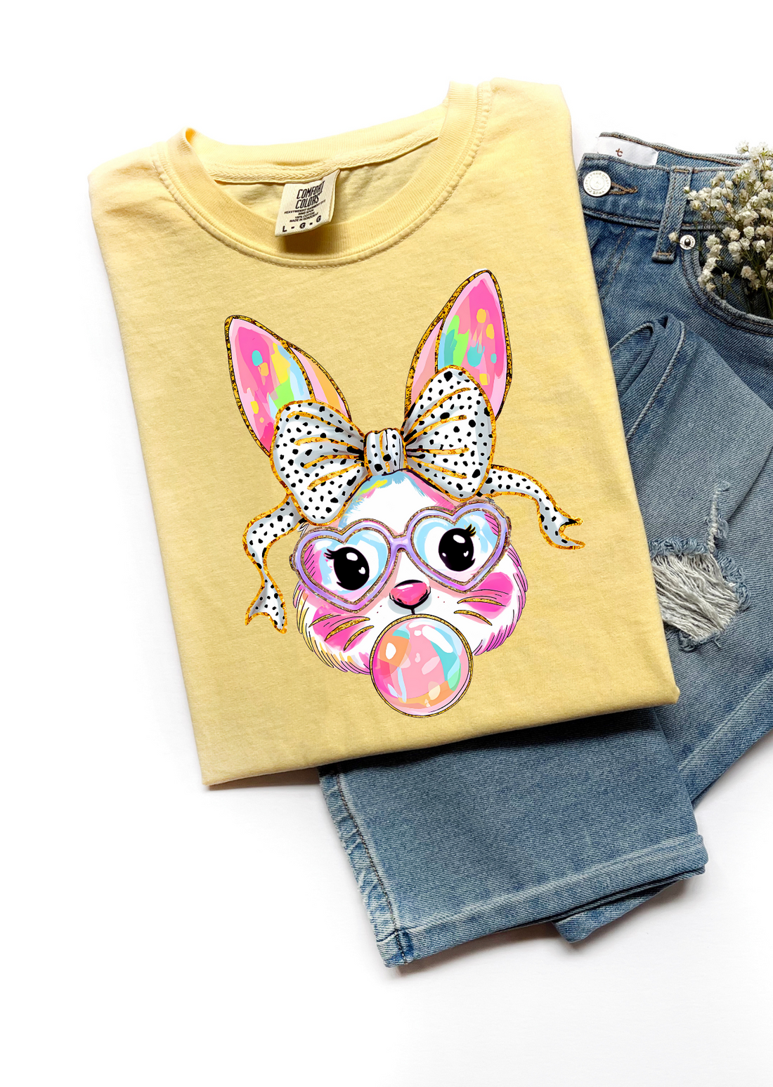 Iridescent Bunny T-Shirt - Affirmation Apparel Co.