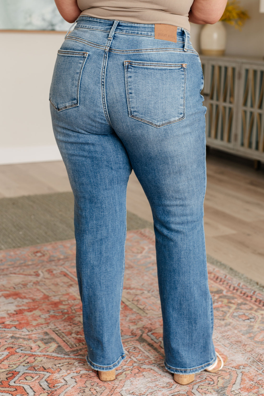 Genevieve Mid Rise Vintage Bootcut Jeans - Affirmation Apparel Co.