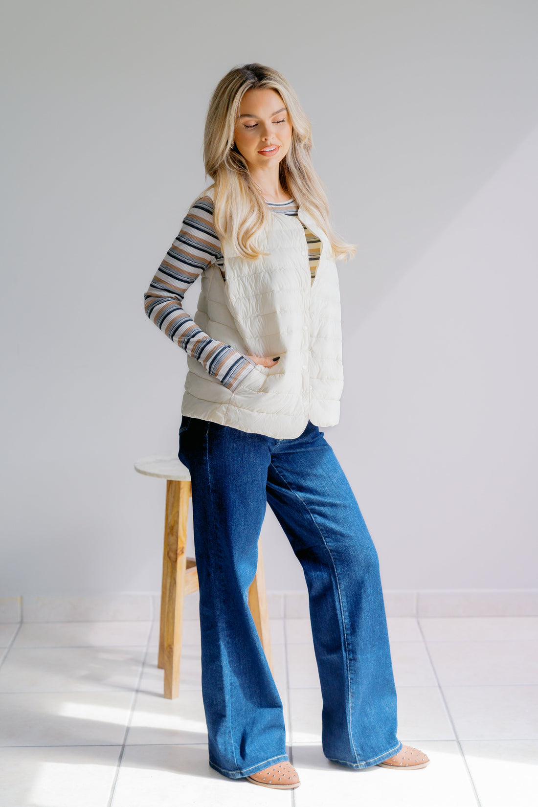 Ivory Glow Vest