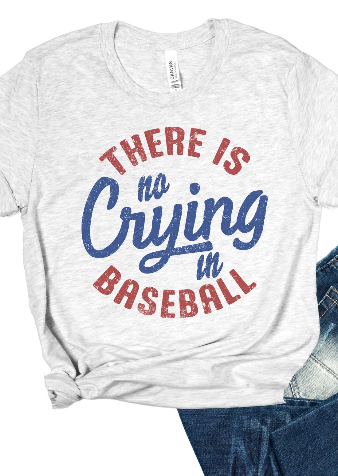 No Crying in Baseball T-Shirt - Affirmation Apparel Co.
