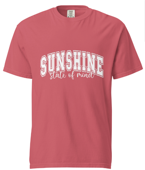 Sunshine State of Mind T-Shirt: Perfect Summer Vibes Casual Tee - Affirmation Apparel Co.