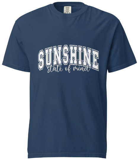 Sunshine State of Mind T-Shirt: Perfect Summer Vibes Casual Tee - Affirmation Apparel Co.