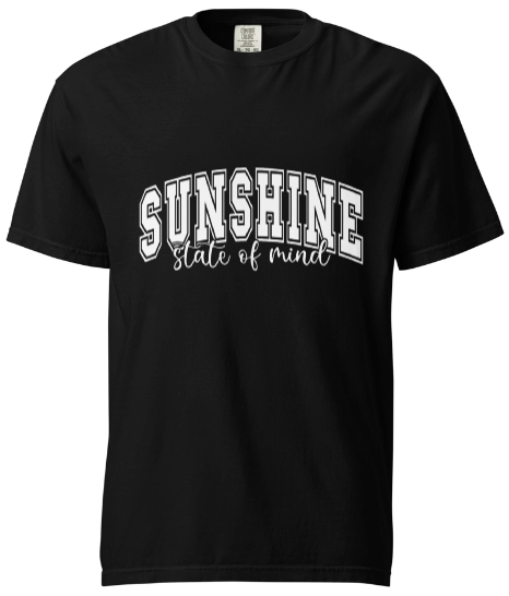 Sunshine State of Mind T-Shirt: Perfect Summer Vibes Casual Tee - Affirmation Apparel Co.