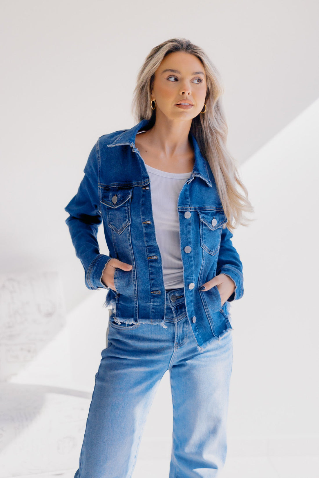 Sea Spray Frayed Jacket