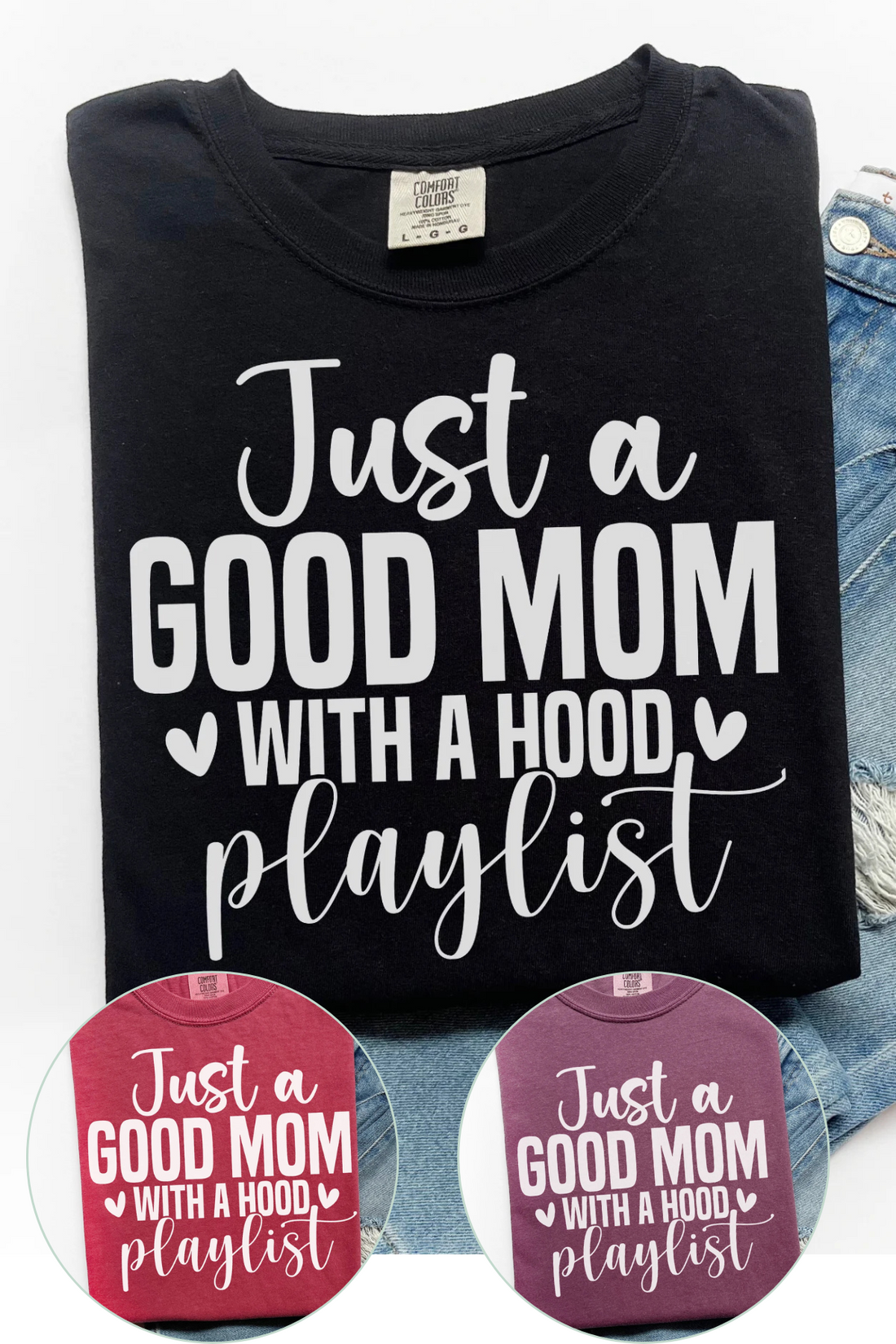 Hood Playlist T-Shirt - Affirmation Apparel Co.