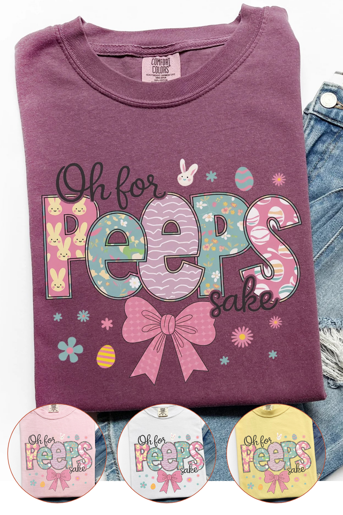 Oh for Peeps Sake T-Shirt - Affirmation Apparel Co.