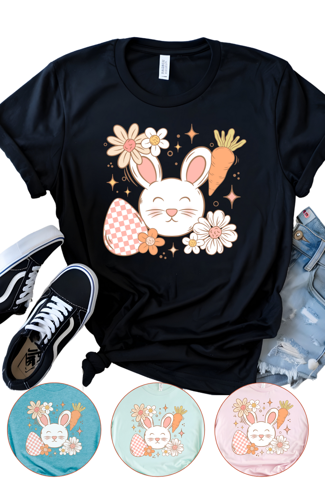 Easter Collage T-Shirt - Affirmation Apparel Co.