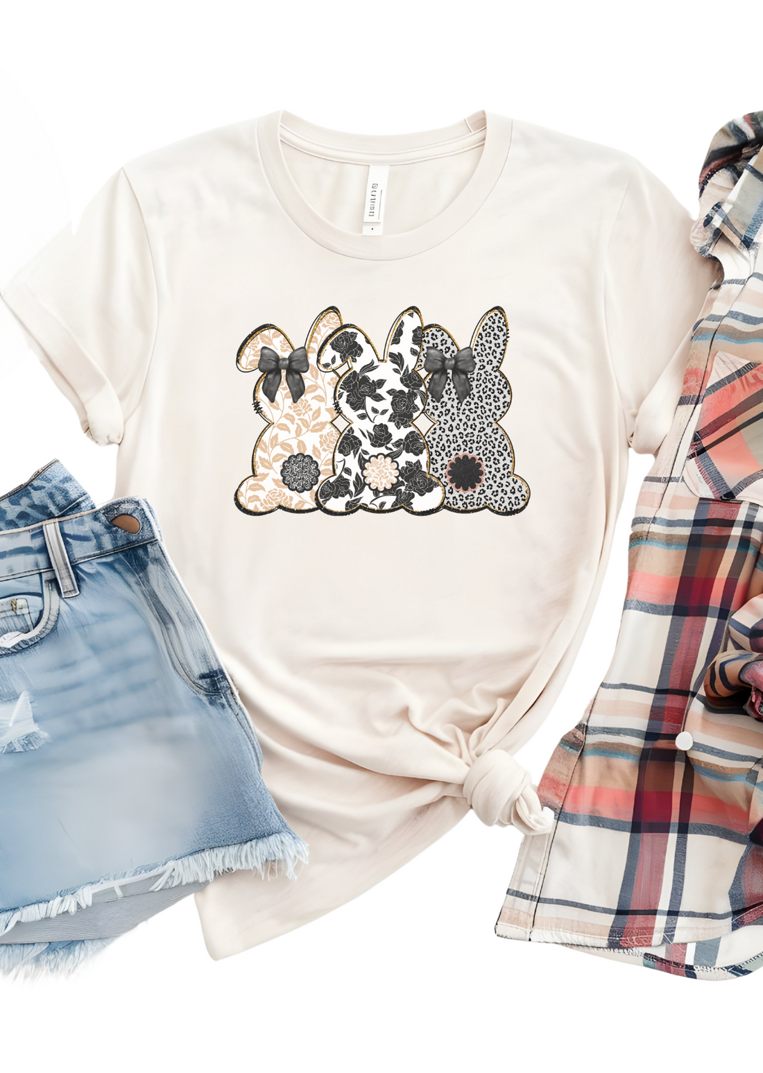 Three Bunny T-Shirt - Affirmation Apparel Co.