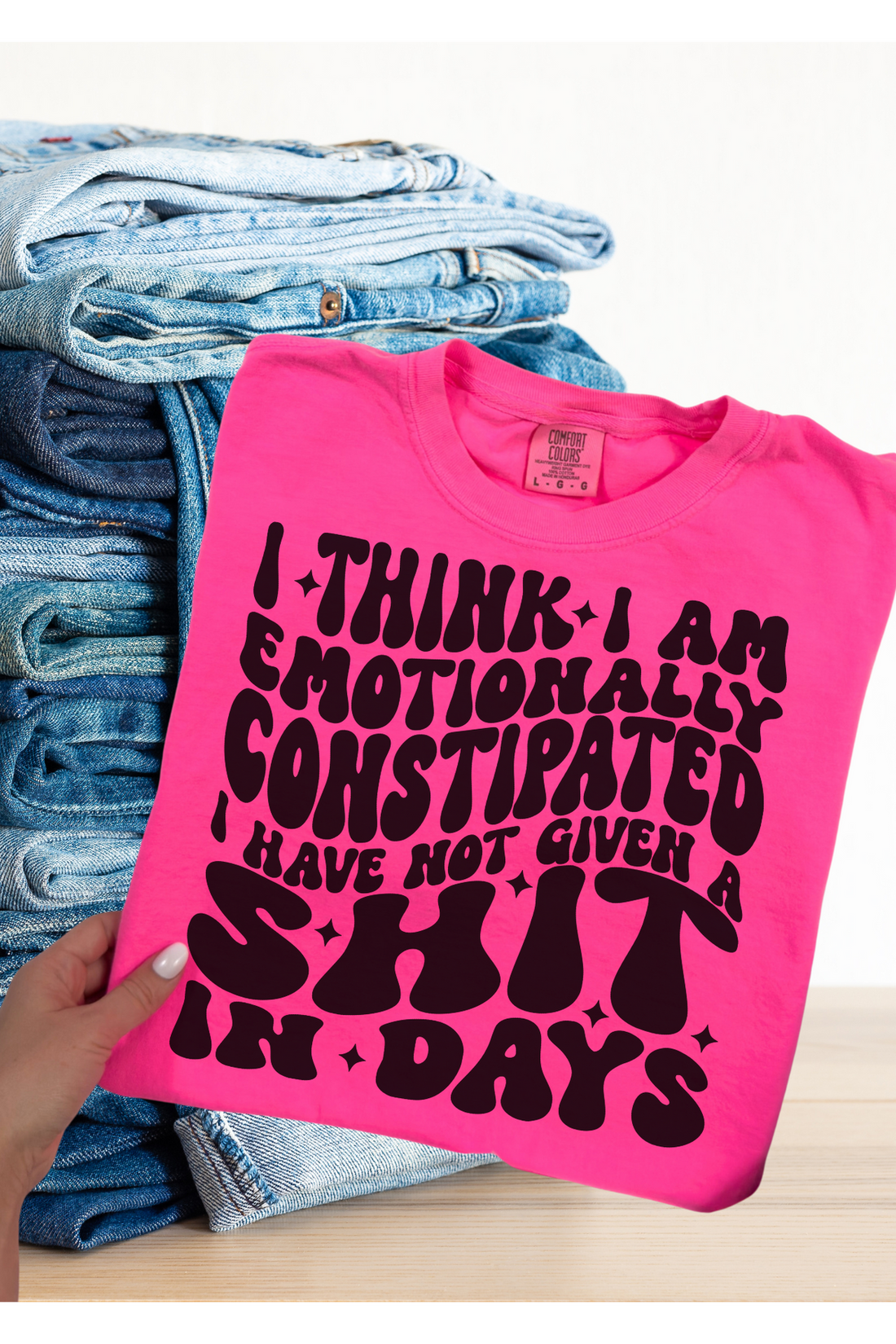 Emotionally Constipated T-Shirt - Affirmation Apparel Co.