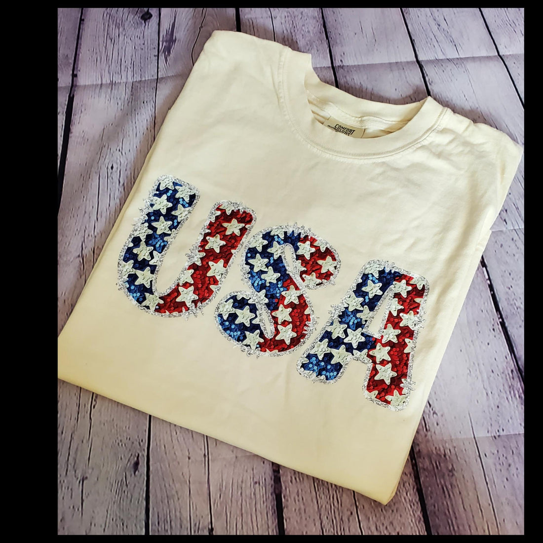 Star-Spangled 'USA' T-Shirt: Patriotic Pride in Every Stitch! - Affirmation Apparel Co.