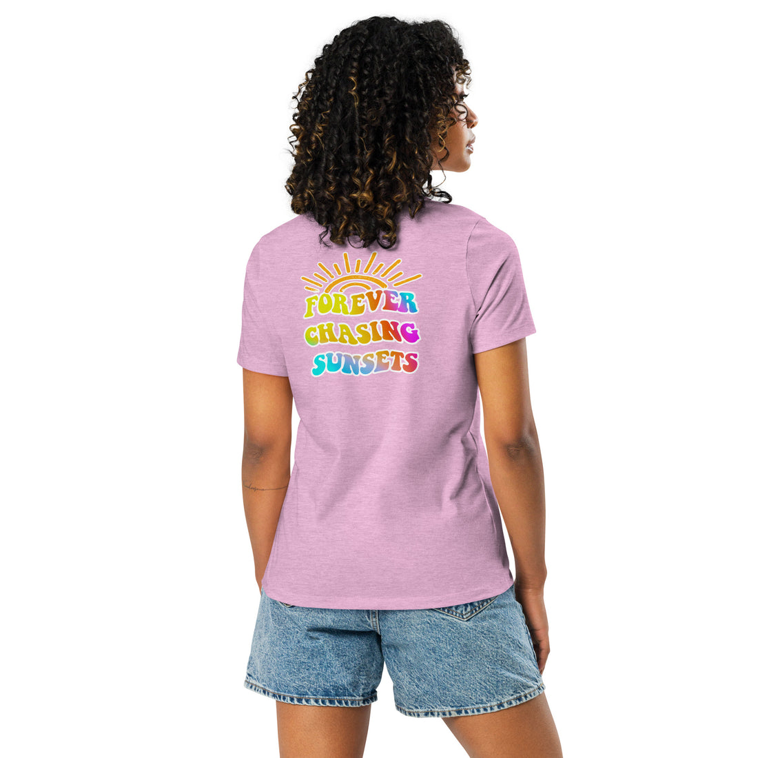 "Forever Chasing Sunsets" Graphic Tee - Casual & Inspirational Sunset Print T-Shirt - Affirmation Apparel Co.