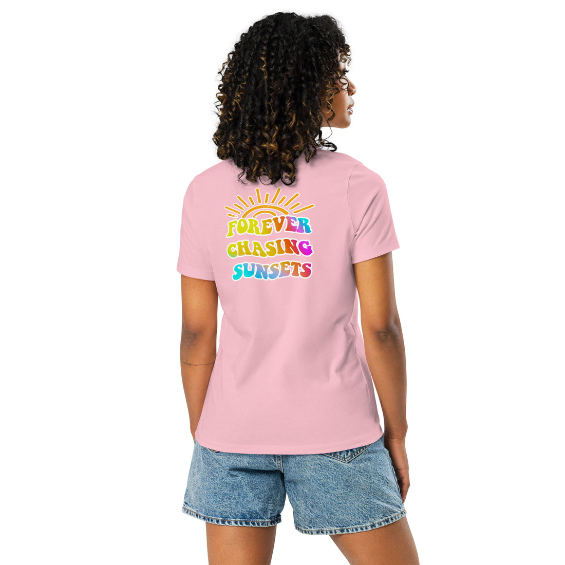 "Forever Chasing Sunsets" Graphic Tee - Casual & Inspirational Sunset Print T-Shirt - Affirmation Apparel Co.